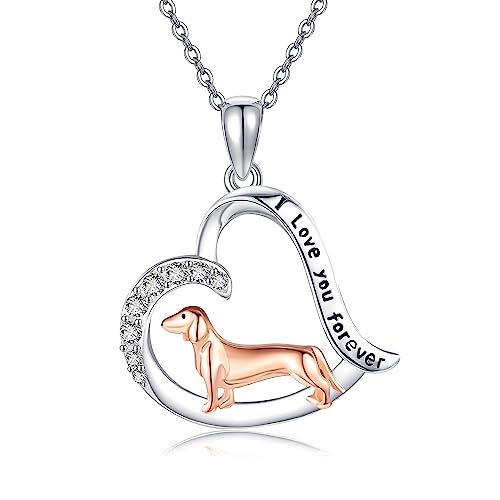 Pendentif teckel argenté ONEFINITY le bijou idéal au quotidien