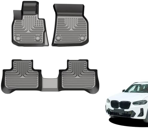 Amazon.com: AUSIER for BMW X3 X4 2018-2023 Floor Mats (Front & 2nd Row ...