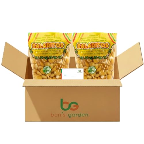 Lupinen 2x600g (Saladitos) - Proteinreich, Ballaststoffreich & Omega 3 + Ben's Garden Notizblock Set