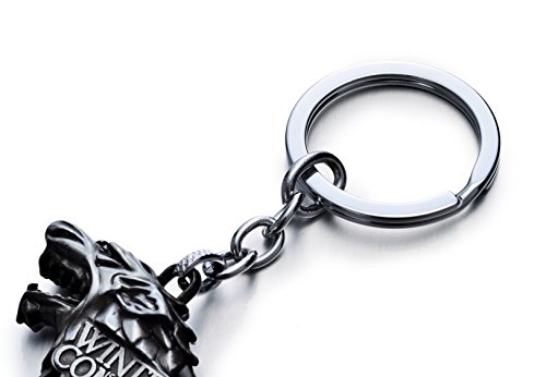 Reindear Game Of Thrones House Stark Sigil Crest Metal Keychain #TOP3