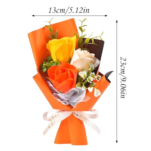 ソープフラワー花束 シャボンフラワー 造花 ギフト バラ 花束 バラブーケ 卒業 入学 プチギフト カーネーション 花 ギフト 枯れない花 母の日 父の日 敬老の日 バレンタインデー お花 誕生日プレゼント ソープフラワー 人気 フラワーギフト 記念日 開店祝い 結婚祝い 卒業式 昇進 転居 彼女 送別会 退職 感謝 お礼 ローズブーケ赤 ON-1 [3]