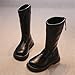 Girls Knee High Boots Kids Fashion Low Heel Side Zip Tall Riding Boots Winter Dressy Party Long Boot for Toddler Little Kid Big Kid