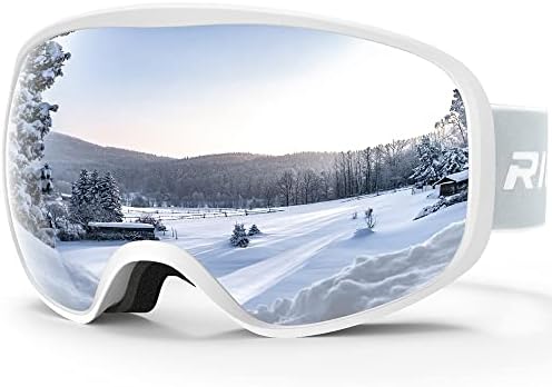 RIOROO Ski Goggles Snowboard Goggles for Men Women Adults Youth,Over Glasses OTG/100% UV Protection/Anti-fog/Wide Vision