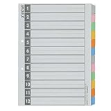 ＪＴＸ インデックス １２山 ２穴 ６色 Ａ４ 縦 D027J-12Y