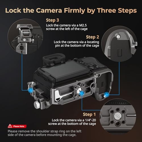 Image of SmallRig Camera Cage Kit for Sony Alpha 9 III, with Mini Side Handle Handgrip