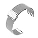 Produktbild Lahviuu Metall Uhrenarmbänder, Smart Watch Herren, Edelstahl Armbänder Schnellspanner Uhrenarmband fur Herren und Damen Smartwatch und Traditionelle Uhr 20mm Silber