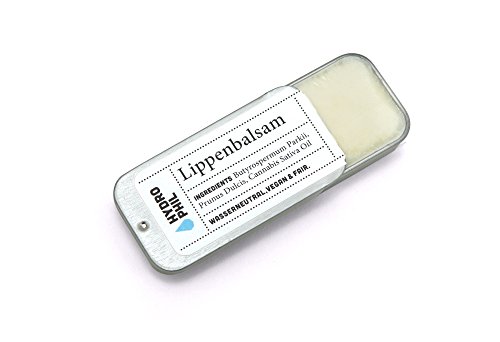 Hydrophil Lippenbalsam - Ohne Silikone u0096 Parfümfrei u0096 Ohne Parafine u0096 Plastikfrei