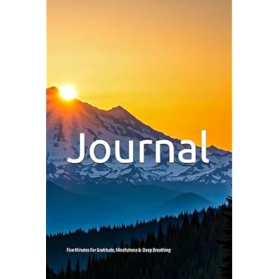 Journal: 5 Minutes for Guided Gratitude, Mindfulness & Deep Breathing
