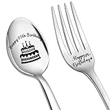 Application de cadeaux d'anniversaire de 85 ans pour femme de 85 ans : L'ensemble fourchette et cuillère d'anniversaire est adapté comme cuillère à café, cuillère à thé, cuillère à soupe, cuillère à dessert, fourchette à dessert, fourchette à salade, fourchette à steak, fourchette à gâteau, fourchette à dîner et ainsi de suite, cadeau d'anniversaire pour papa grand-père pour homme de 85 ans, cadeau d'anniversaire pour maman et grand-mère pour femme de 85 ans