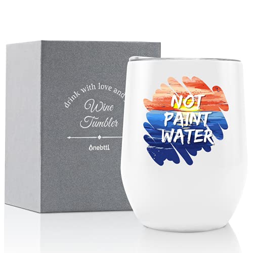 Onebttl Artist Gifts for Women, Art Teacher, Painter, 12oz Stainless Steel Tumbler with Lid for Art Lovers for Christmas, Birthday - Not Paint Water Onebttl Artist Gifts for Women, Art Teacher, Painter, 12oz Stainless Steel Tumbler with Lid for Art Lovers for Christmas, Birthday - Not Paint Water