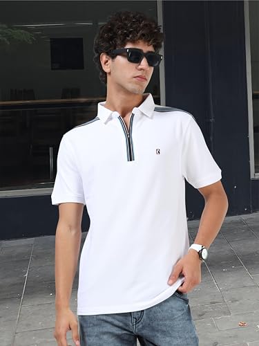 Image of STELLERS Men's Premium Cotton Polo T-Shirt Stretchable | Enzyme bio Washed | Feather Touch Feel | Sustainable | Breathable | Light Weight