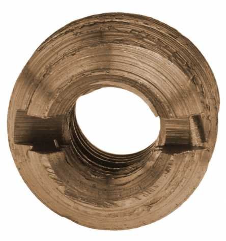 Reidl Einschraubmuttern M 3 x 10 mm DIN 7965 Messing blank 100 Stück