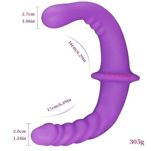 13"Strapless Strap On Dildos， Realistic Silicone Dildo ，Adult Sex Toy ，Double-Ended-Dildos #TOP2