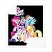 Produktbild Fgolphd Little Pony Decke, schöne warm Bedruckte Decke als Herzlichen,ultraweich Und Warm - Mikrofaser 3D-Druck, für Erwachsene Und Kinder (100 x140cm,1)