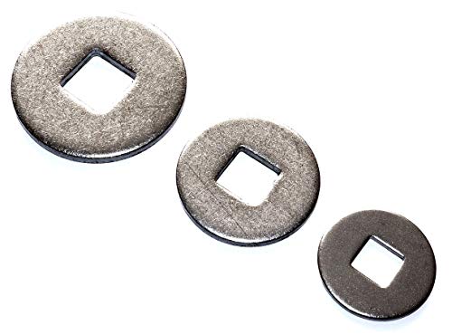 Rondella DIN 440-V con foro quadrato 9 M8 esterno