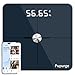 Digital bathroom scales with BMI, body fat and 25 Body composition by Multi-Frequency Analysis, Accurate to 0.1lb/0.05kg Auto-calibrated scales for body weight, Clear LED/ITO Conductive Coating, 180kg