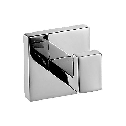 Wellsum Stainless Steel Matte Black Wall Hook Bathroom Rustproof Clothes Towel Coat Bathrobe Hooks Wall Mounted Toilet Kitchen Heavy Duty Door Hanger Cover