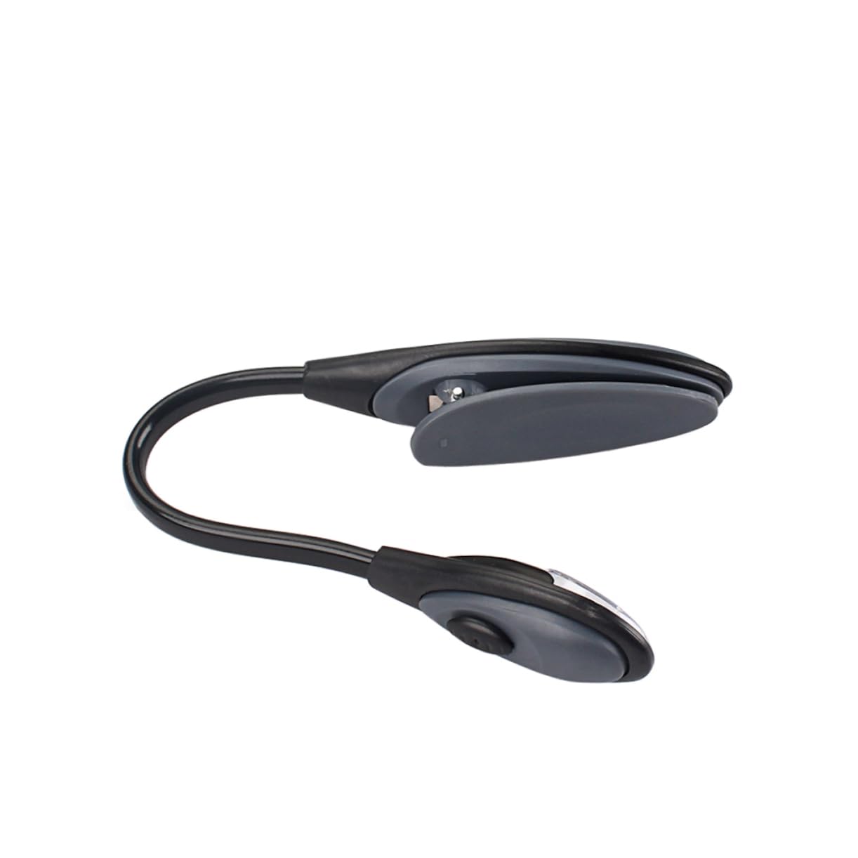 Garneck Adjustable Mini Portable LED Book Light Flexible Clip Reading Lamp Energy Efficient Design for for Reading at Home The Go Grey