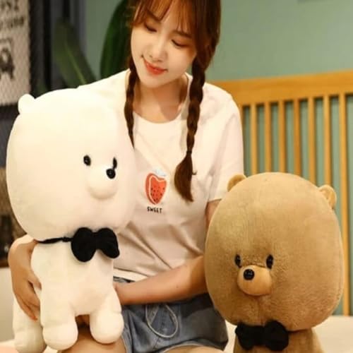 Image of Flufies Plush Toys - Snuggly and Aesthetic Stuff Plush Toys and Baby Toys - Soft Toys for Baby Girl and Baby Boy - Soft Toys for Girlfriend Gift (Bow Sheep)