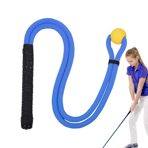 Cuerda de golf para entrenamiento de swing – Cuerda de swing de fitness | Cuerda de práctica de calentamiento | Cuerda de entrenamiento de golf multiusos | Mango ajustable para corrección de