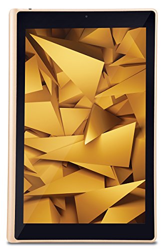 Image of iBall Slide Elan 4G2 Tablet (10.1 inch, 16GB, Wi-Fi + 4G LTE + Voice Calling), Gold-Cobalt Brown