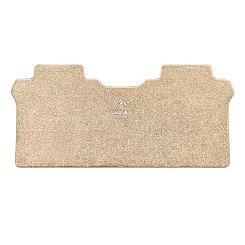 QiuFu 互換性がある トヨタ ヴェルファイア 20系 30系 ガソリン車 ハイブリッド車 40系 フロアマット 2列目 2列目カーペット ロゴ入りカーペット 傷防止 汚れ防止 跡隠し カスタムパーツ 車種専用設計 簡単取付 (30シリーズ ガソリン)