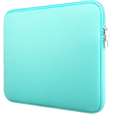 fdsmall 14 Inch Laptop Sleeve Protective Case Soft Fluffy Lining Padded Zipper Cover Carry Bag Compatible with 14 Inch Notebook Computer Tablet Ultrabook Chromebook (Mint Green) Cover