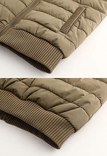 Image of Spanye Men's Casual Vest Padded Puffer Jacket Vests Stand Collar Plus Size Warm Sleeveless Coat