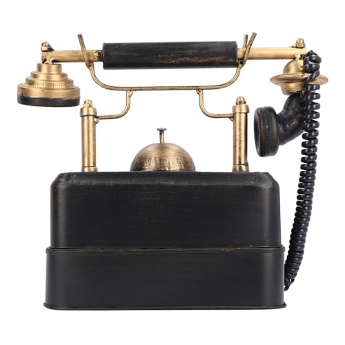 Téléphone antique cadran rotatif décoration rétro vintage maison - 4