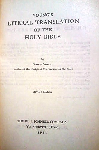 Young's Literal Translation of the Holy Bible (... B0095B1UIQ Book Cover