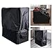 Aymzbd Folding Bike Storage Box, Bike Travel Bag,Waterproof Black Folding Bike Bag Storage Case for Transport, with Cover