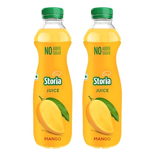 Image of Storia Fruit Juice- Mango- No Added Sugar & No Preservatives- 750 ml PET Bottle - Pack of 2