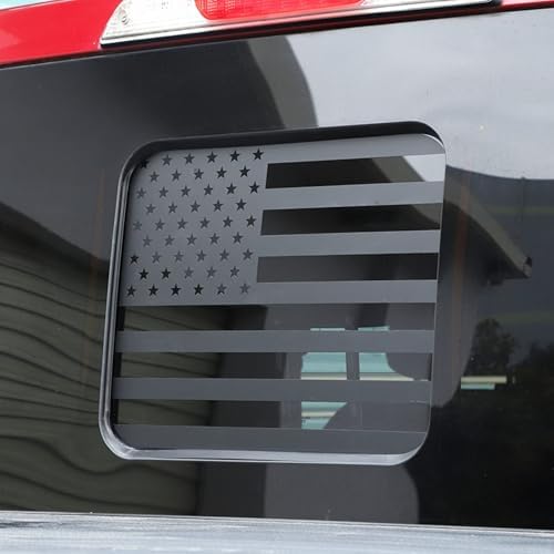 Amazon.com - USA American Flag Vinyl Decal Rear Sliding Window Flag ...