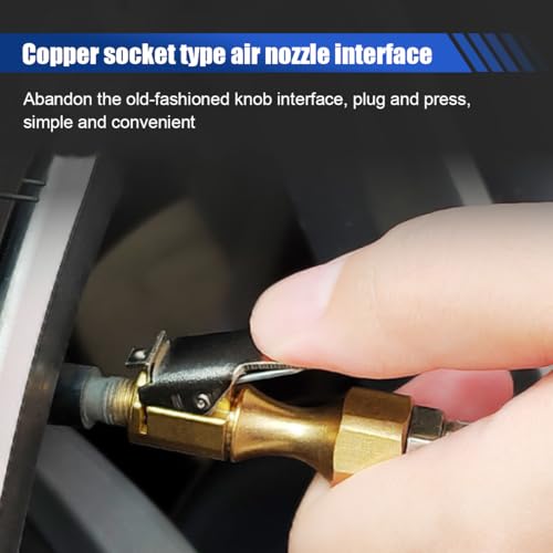 Image of Digital Tire Pressure Gauge with Inflator - 250 PSI Heavy Duty Tire Inflator with Gauge & Quick Connect Coupler - Car Tire Air Chuck and Compressor Accessories - 0.1 Display Resolution (1 Pack)
