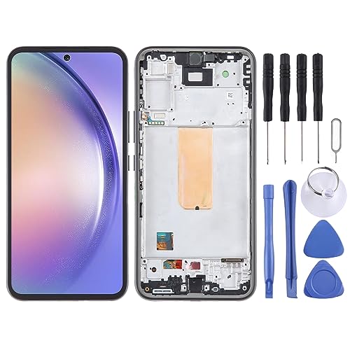Lingland Cell Phone kit LCD Screen for Samsung Galaxy A14 SM-A145F Digitizer Full Assembly with Frame Screen Overall Assembly (Color : Color4)