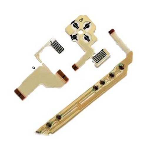 ostent direction cross button left key volume right keypad flex cable compatible for sony psp 1000