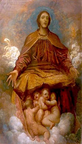 Impression d'art haut de gamme George Frederic Watts, tableau chrétien sur toile