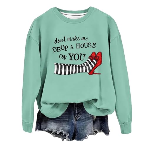 T-shirt manches longues femme col rond imprimé entraînement outdoor streetwear