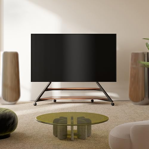 Soporte móvil vertical para TV 75-100 pulgadas blanco miniatura 6