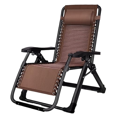 Chaise longue pliante anti-gravité idéale pour les après-midi ensoleillés sur la pelouse