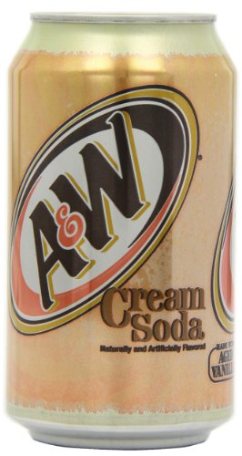 A&W Crema de cerveza de soda, 355 ml