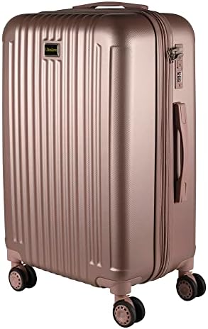 Mala Média em ABS Com 4 Rodas 360 - AeroMalas Paris (Rose)