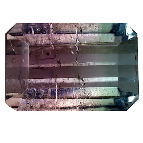 Tourmaline pastèque naturelle du Mozambique 9x6 mm : certifiée non traitée en vrac