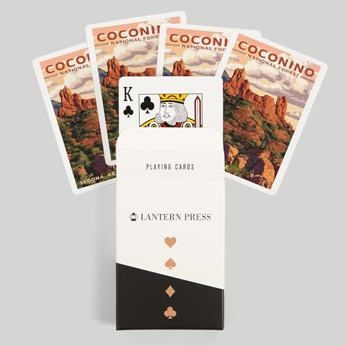 Lantern Press Naipes Poker Coconino Forest Snoopy Rock 52 miniatura 6