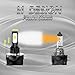 TJJTGBR 2PCS H11B Fog Light Bulbs, Super Bright LED Bulb Kits, 6000K Plug and Play Car LED Front Light Replacement Bulbs, Universal for Most Cars (White Light)