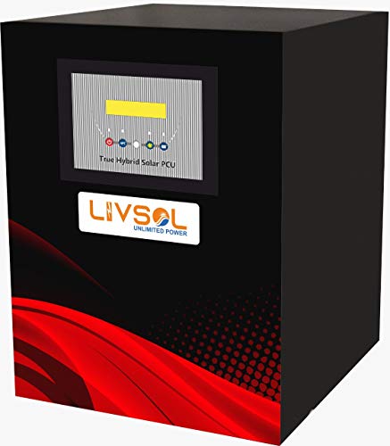 Image of Livsol 5KVA / 48 V Pure Sine Wave (PWM) Solar PCU /Inverter /Low THD /Advanced DSP Technology, 1 Year Warranty