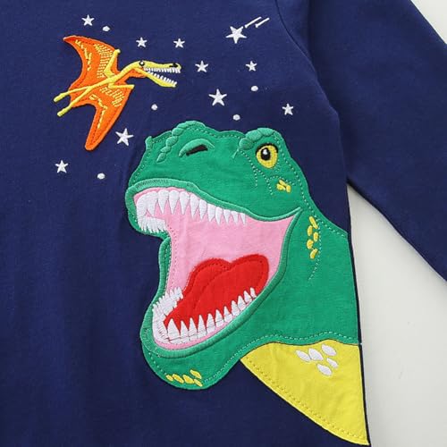 Boys Sweatshirts Casual Sweatshirts Cotton Sweatshirts Long Sleeve T-shirts Crew Neck Cartoon Tops for Boys-2324