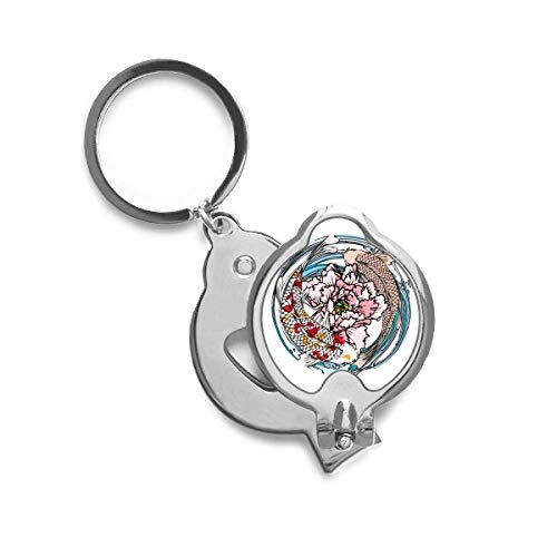 DIYthinker Patrón Carp Peony Agua Geometría Uña cortador Trimmer