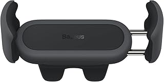 Baseus Air Vent Araç Cep Telefonu Tutacağı, iPhone 14 Pro Max için, Evrensel Akıllı Telefon Sıkma Montajlı GPS Standı 13, 12, 11, Samsung, Huawei, Google Pixel ve Daha Fazlası ile Uyumlu