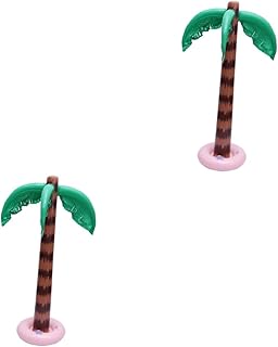 SAFIGLE 2pcs inflatable toy inflatable palm tree inflatable coconut palm coconut tree giant floating row
